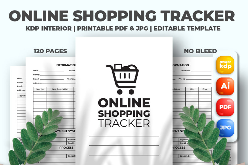 online-shopping-tracker-kdp-interior