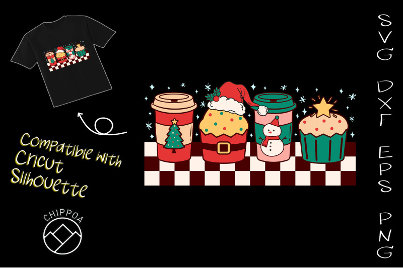 christmas-latte-and-cupcake-retro