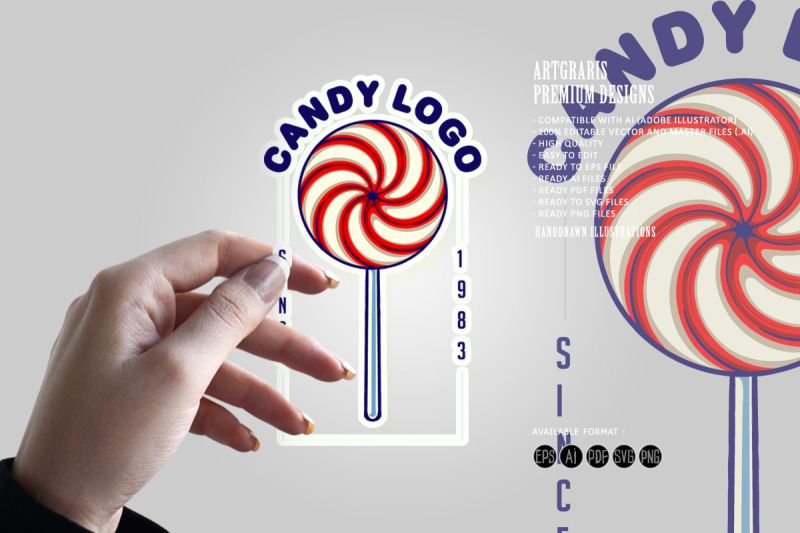 candy-sweet-logo-vintage-svg