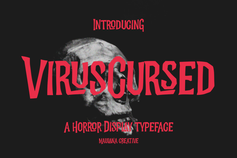 virus-cursed-halloween-sans-vintage-display-font