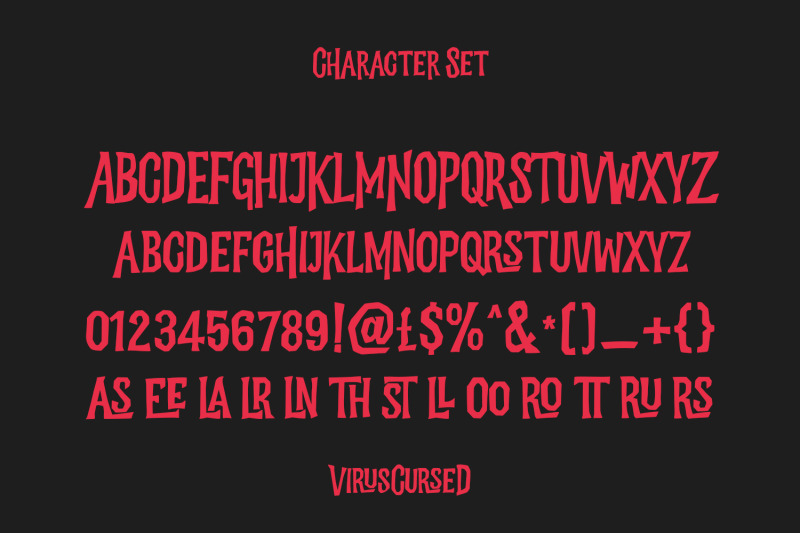 virus-cursed-halloween-sans-vintage-display-font