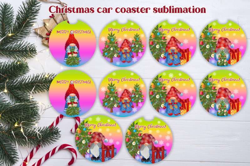 car-coaster-sublimation-design-christmas-keychain-design