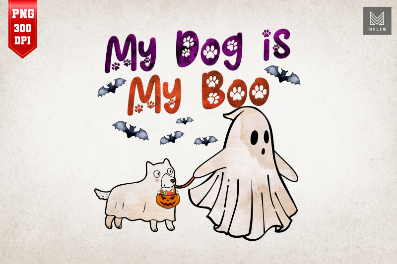 my-dog-is-my-boo-ghost-dog-halloween