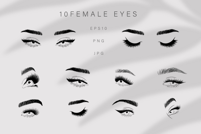 eyelashes-logo-collection