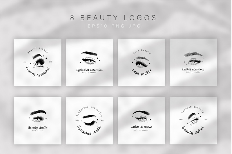 eyelashes-logo-collection