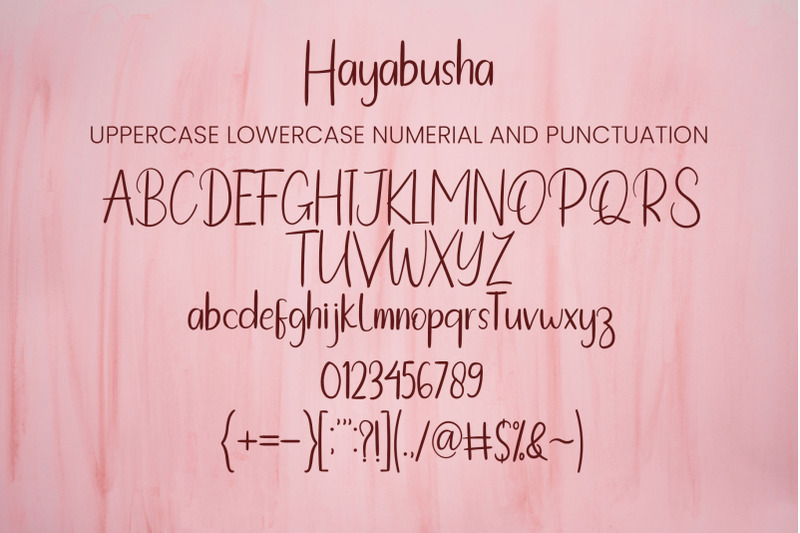 hayabusha-font
