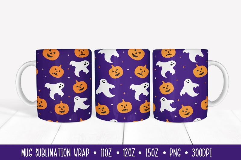 halloween-mug-wrap-sublimation-pumpkins-and-ghosts-mug-wrap