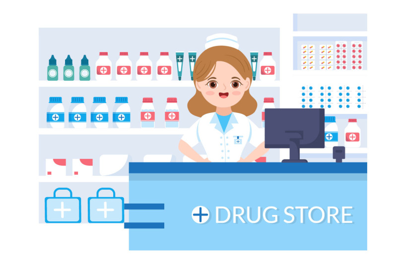 11-drug-store-illustration