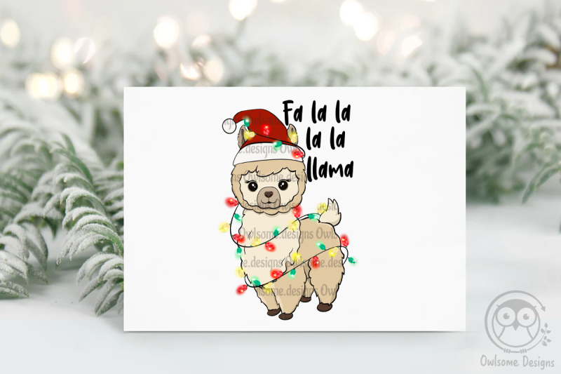 llama-christmas-sublimation