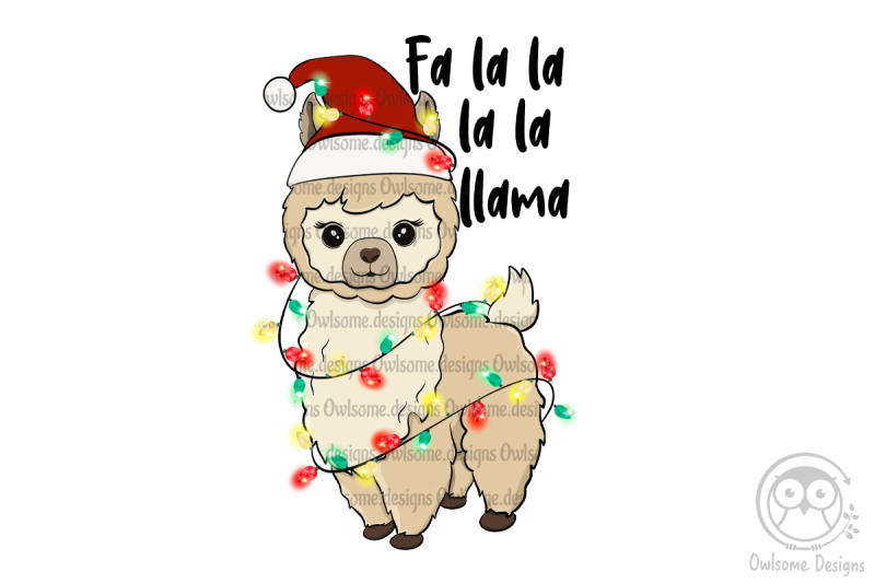 llama-christmas-sublimation