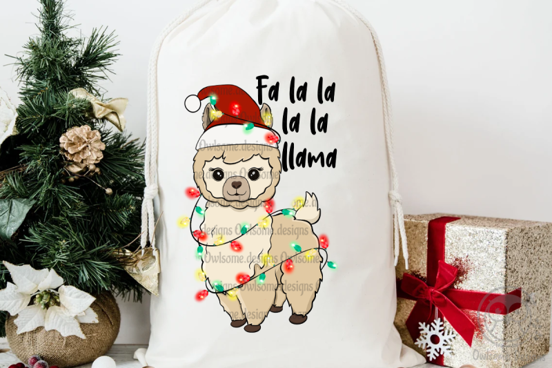 llama-christmas-sublimation