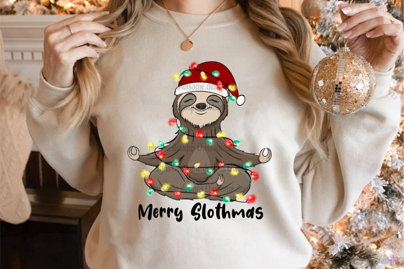 sloth-christmas-sublimation