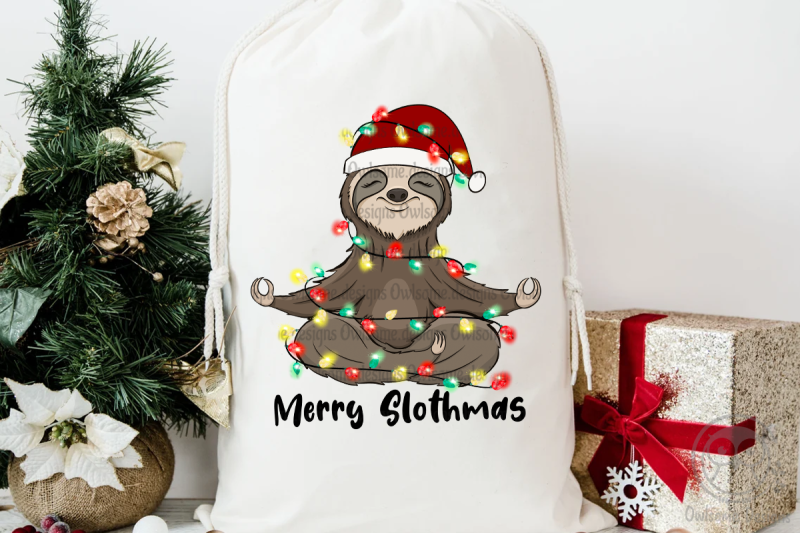 sloth-christmas-sublimation