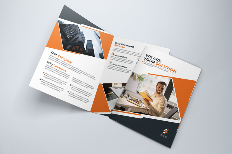 bifold-business-brochure-template