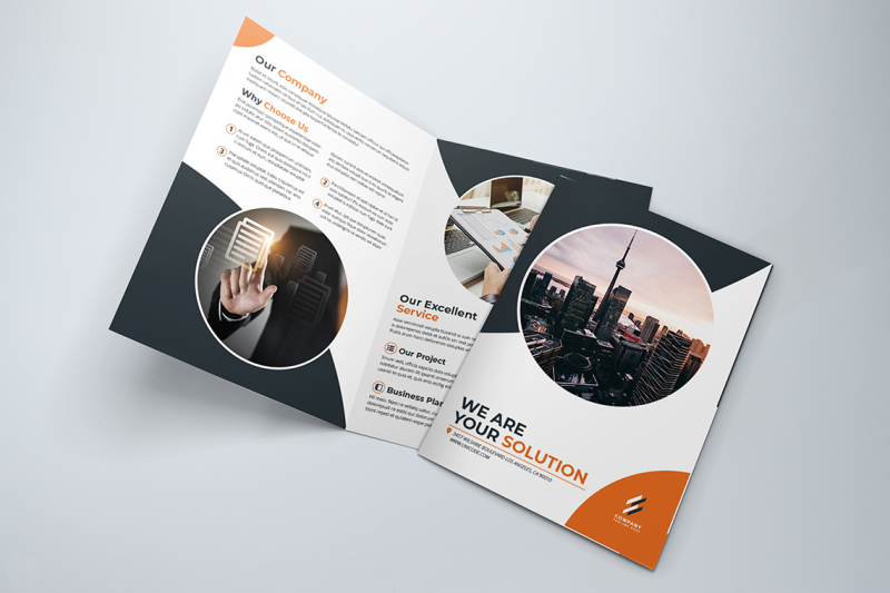 bifold-business-brochure-template