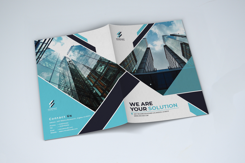 bifold-business-brochure-template