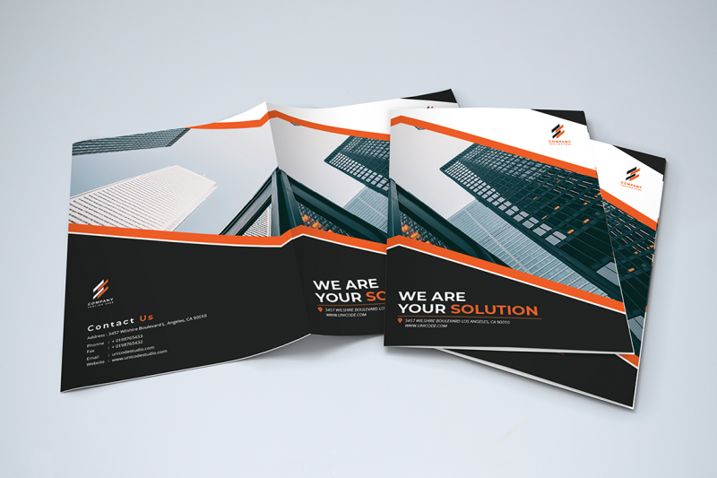 bifold-business-brochure-template