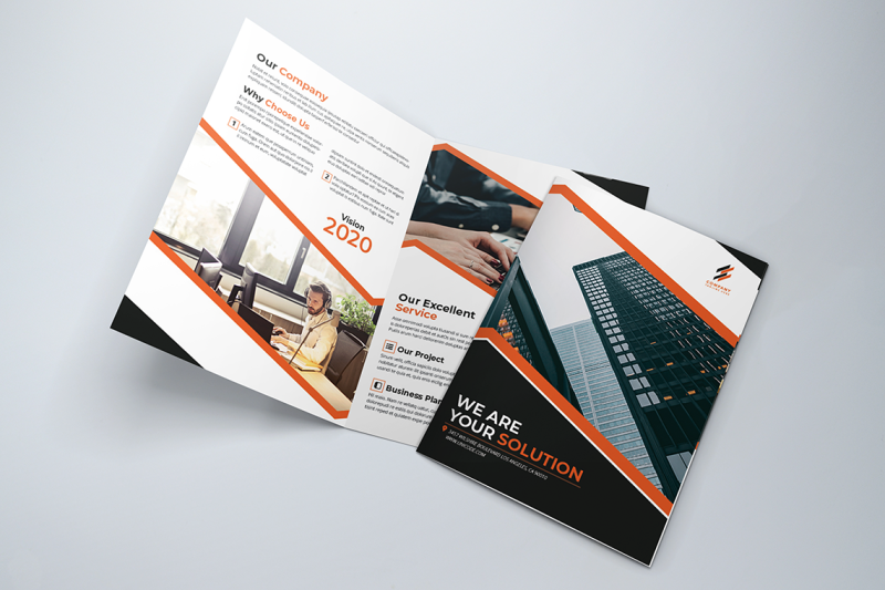 bifold-business-brochure-template