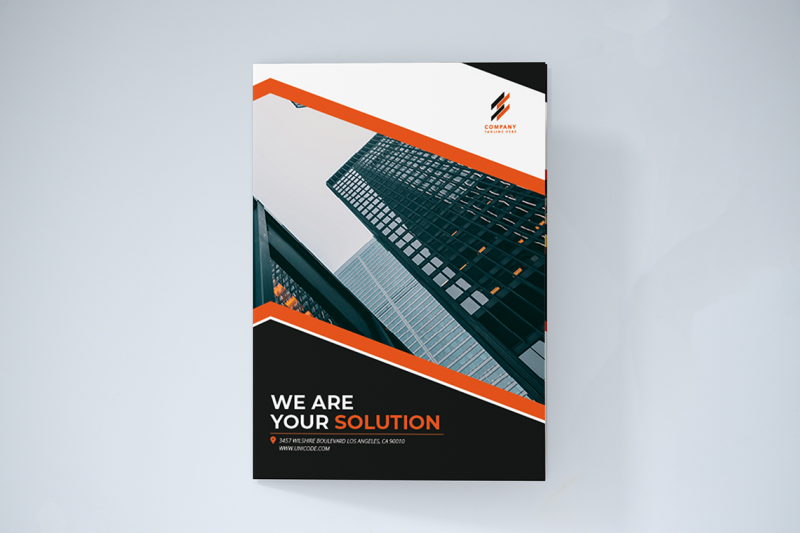 bifold-business-brochure-template