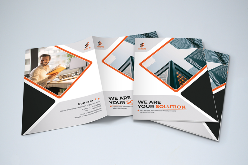 bifold-business-brochure-template