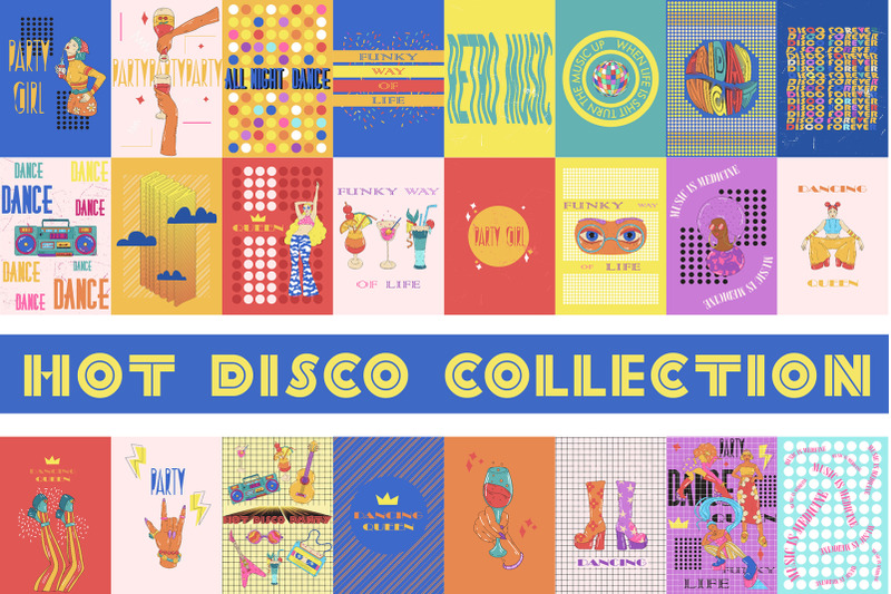 hot-disco-collection-retro-posters