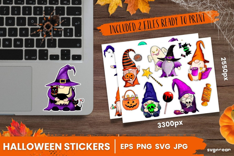 mystical-gnomes-printable-stickers-cricut-design