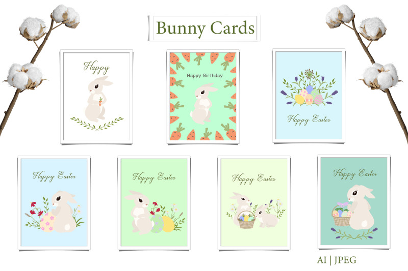 pre-made-cards-bunny-easter