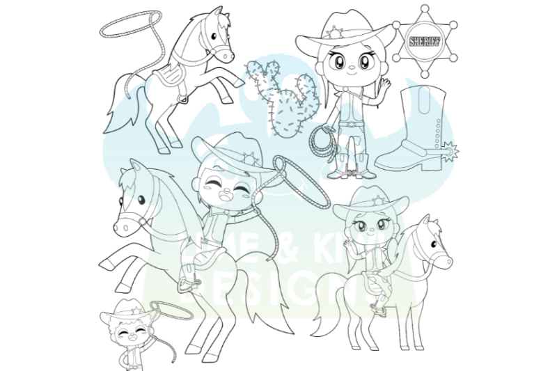 cowboys-and-cowgirls-digital-stamps-lime-and-kiwi-designs