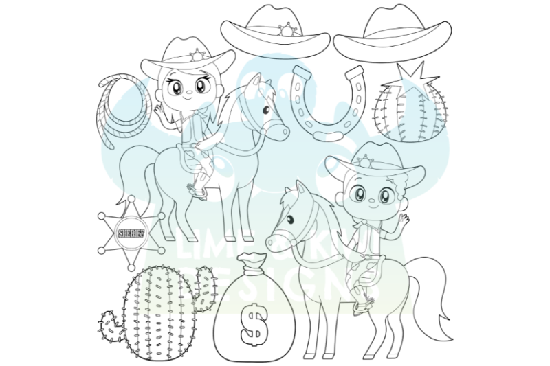 cowboys-and-cowgirls-digital-stamps-lime-and-kiwi-designs