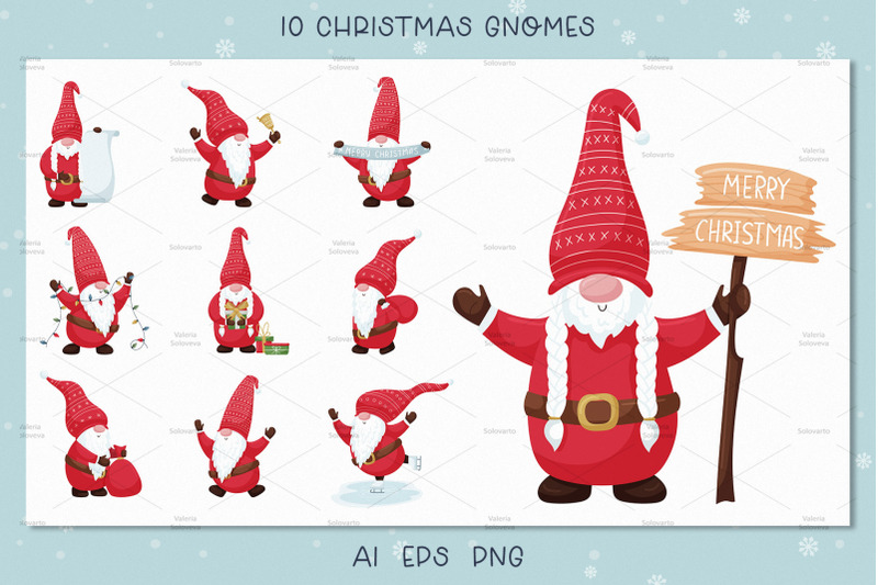 christmas-gnomes-characters-amp-cards