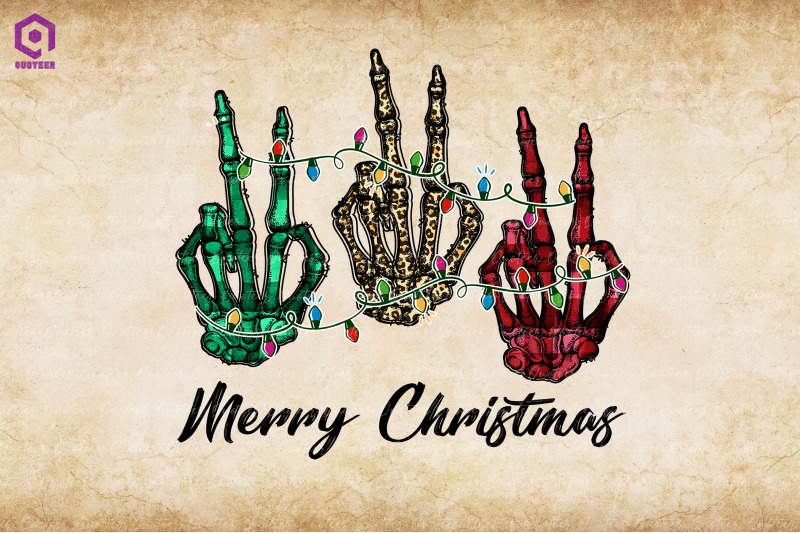 merry-christmas-peace-skeleton-hand