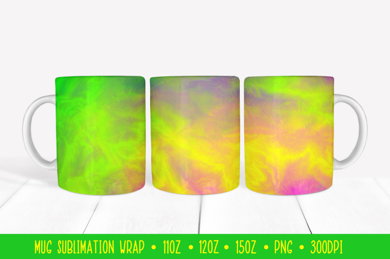 bright-green-yellow-mug-sublimation-wrap-abstract-mug-design