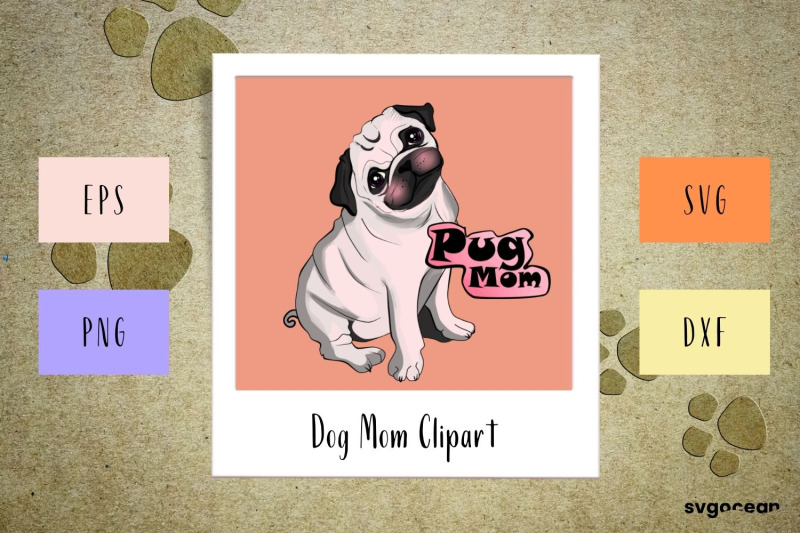 dog-mom-clipart-svg-bundle