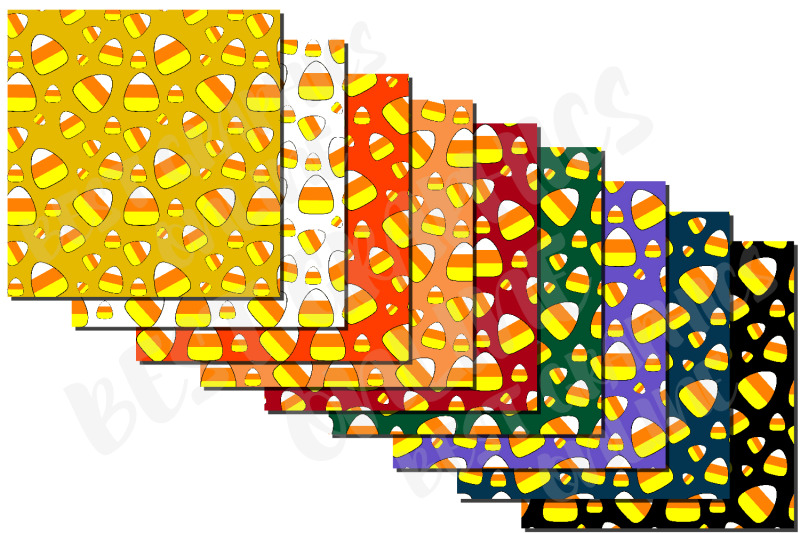 halloween-corn-digital-papers-background-patterns-set