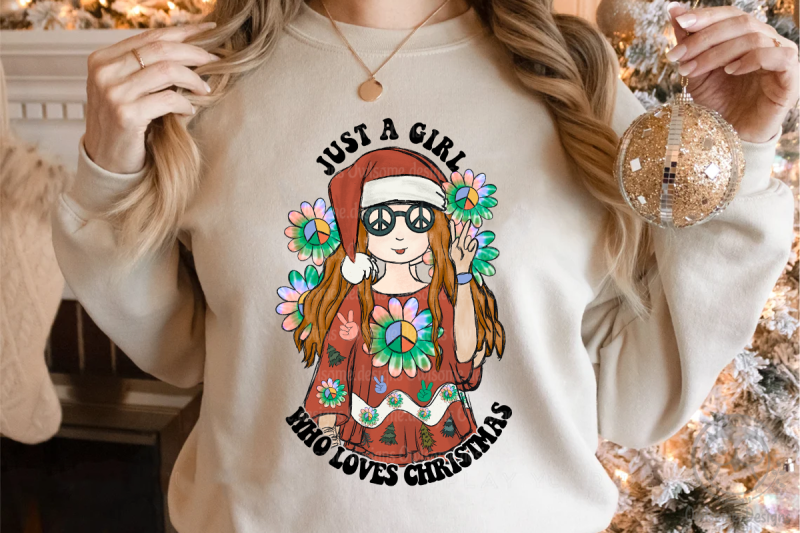 hippie-girl-christmas-sublimation