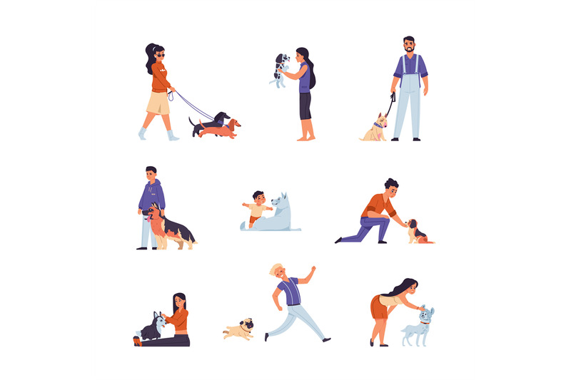 dog-owners-happy-cartoon-people-walking-and-playing-with-pets-charac