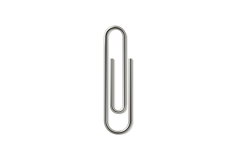 realistic-paper-clip-metal-fasteners-twisted-wire-for-binding-sheets