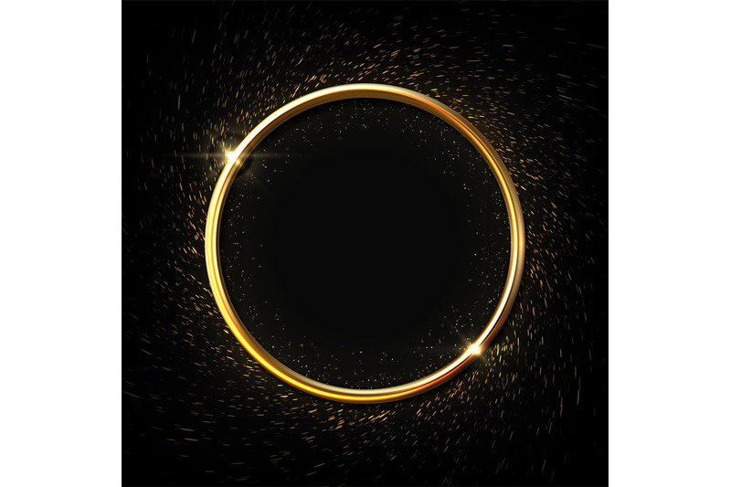 golden-ring-background-circle-frame-with-sparkle-effects-shiny-metal