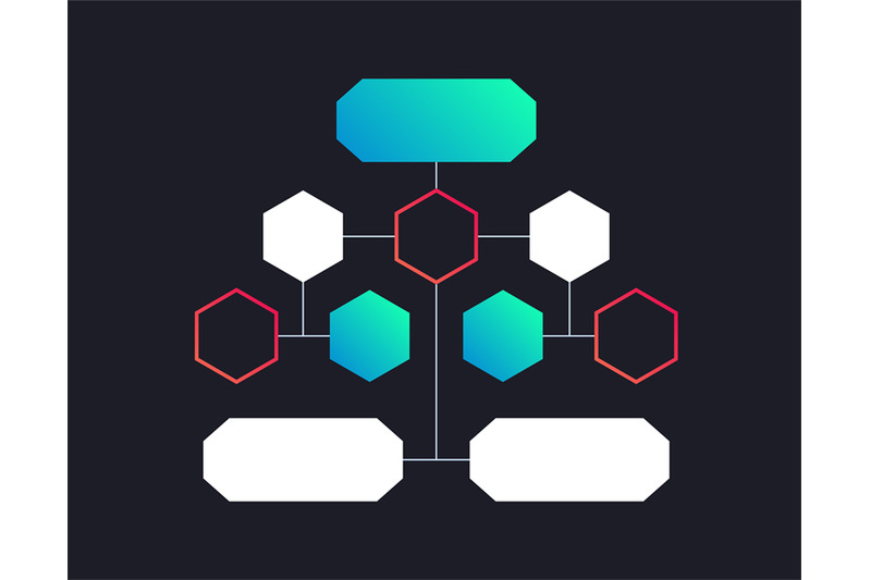 flow-charts-infographic-geometric-hierarchy-organization-scheme-blan