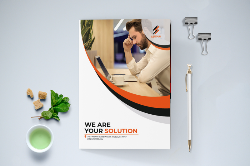 bifold-business-brochure-template