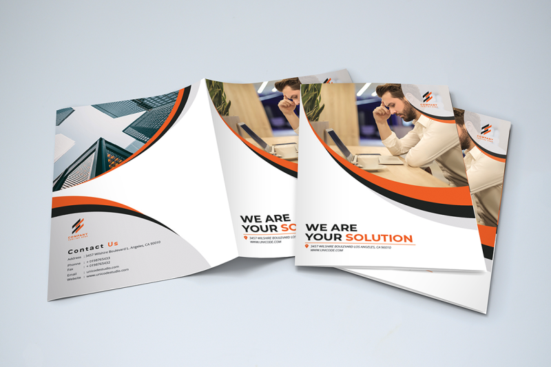 bifold-business-brochure-template