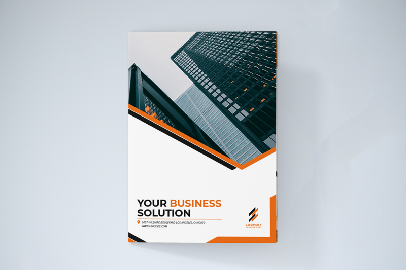 bifold-business-brochure-template