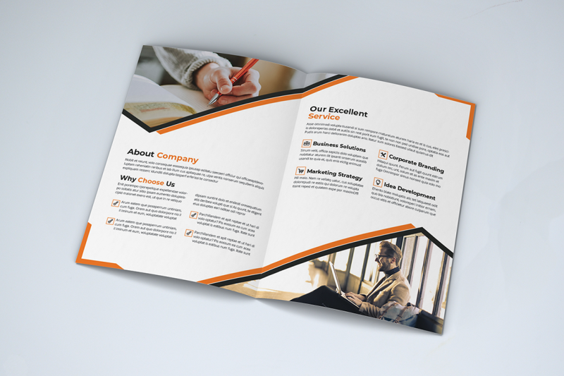 bifold-business-brochure-template