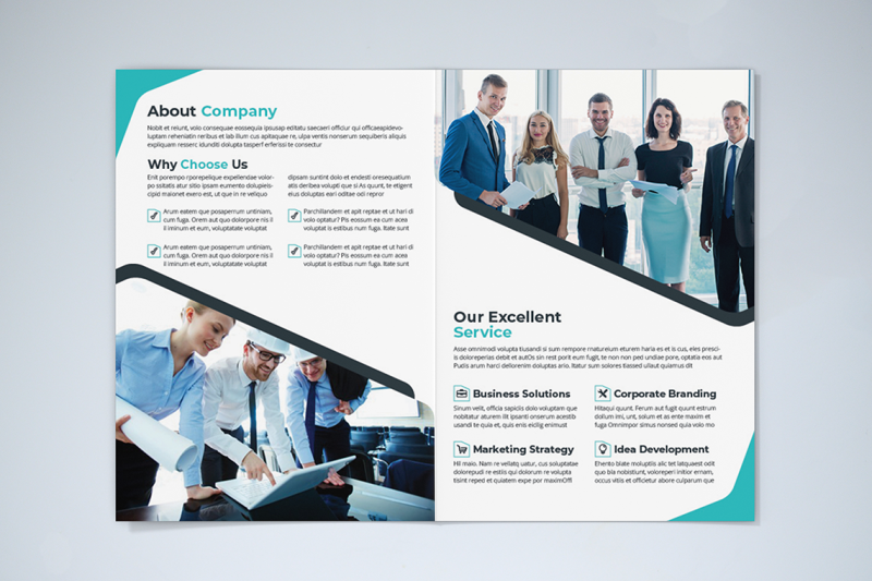 bifold-business-brochure-template