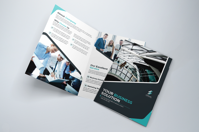 bifold-business-brochure-template