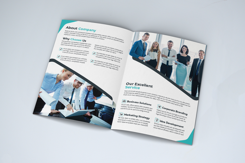 bifold-business-brochure-template