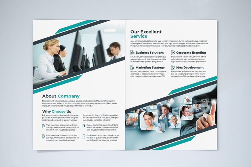 bifold-business-brochure-template