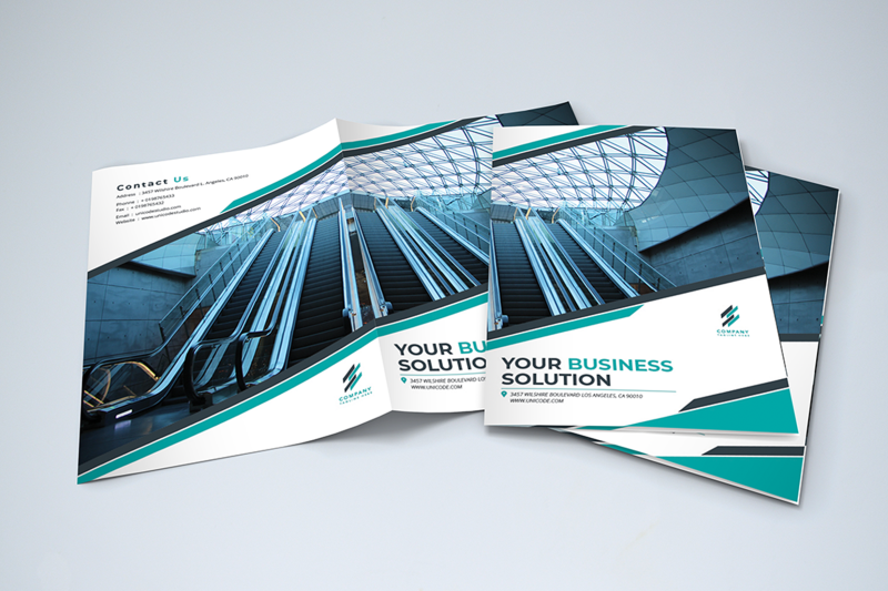 bifold-business-brochure-template