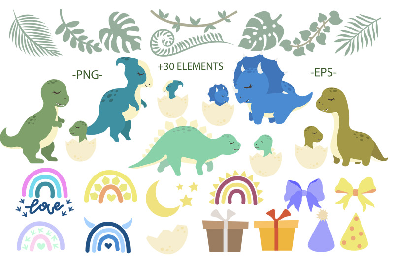 dinosaurs-with-a-child-clipart