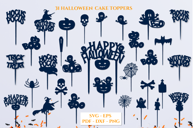 halloween-cake-topper-bundle-cake-topper-svg-laser-cut